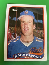 1989 Topps Base Set #412 Barry Lyons