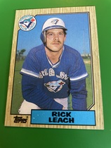 1987 Topps Base Set #716 Rick Leach