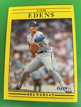 1991 Fleer Base Set #582 Tom Edens