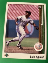 1989 Upper Deck Base Set #156 Luis Aguayo