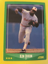 1988 Score Base Set #411 Ken Dixon