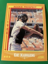 1988 Score Base Set #627 Kirt Manwaring