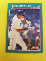 1991 Score Base Set #614 Jose Gonzalez