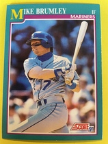 1991 Score Base Set #624 Mike Brumley