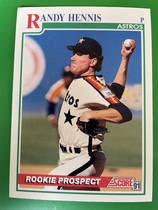1991 Score Base Set #752 Randy Hennis