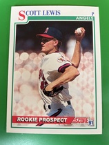 1991 Score Base Set #759 Scott Lewis