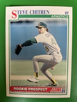 1991 Score Base Set #760 Steve Chitren