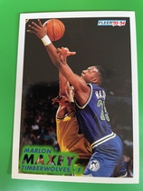 1993 Fleer Base Set #328 Marlon Maxey