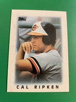 1986 Topps Mini League Leaders #2 Cal Ripken Jr.