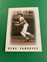 1986 Topps Mini League Leaders #39 Ryne Sandberg