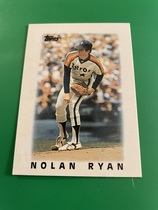 1986 Topps Mini League Leaders #43 Nolan Ryan
