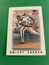1986 Topps Mini League Leaders #52 Dwight Gooden