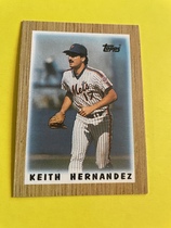 1987 Topps Mini League Leaders #24 Keith Hernandez