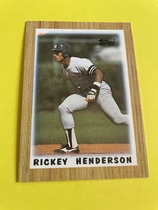 1987 Topps Mini League Leaders #64 Rickey Henderson