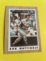 1987 Topps Mini League Leaders #65 Don Mattingly