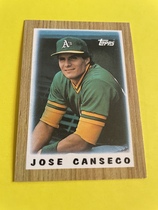 1987 Topps Mini League Leaders #68 Jose Canseco