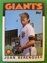 1986 Topps Traded #9T Juan Berenguer
