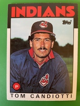 1986 Topps Traded #18T Tom Candiotti