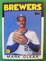 1986 Topps Traded #25T Mark Clear