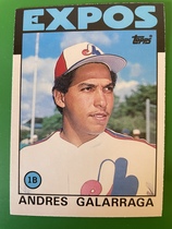 1986 Topps Traded #40T Andres Galarraga