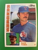 1984 Topps Base Set #341 Dave Tobik