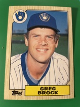 1987 Topps Traded #9T Greg Brock
