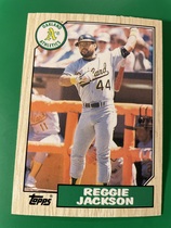 1987 Topps Traded #52T Reggie Jackson