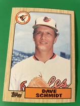 1987 Topps Traded #110T Dave Schmidt
