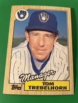 1987 Topps Traded #121T Tom Trebelhorn