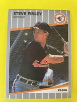 1989 Fleer Update #3 Steve Finley