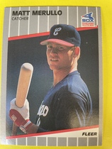 1989 Fleer Update #21 Matt Merullo