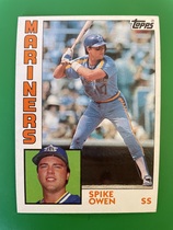 1984 Topps Base Set #413 Spike Owen