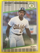 1989 Fleer Update #54 Rickey Henderson