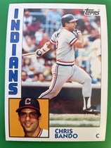 1984 Topps Base Set #431 Chris Bando
