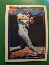 1991 Topps Base Set #279 Jose Gonzalez