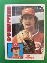 1984 Topps Base Set #554 Ted Power