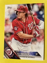 2016 Topps Base Set Series 2 #565 Matt Den Dekker