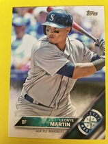 2016 Topps Base Set Series 2 #601 Leonys Martin