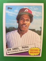 1985 Topps Base Set #8 Juan Samuel
