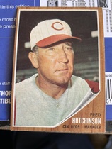 1962 Topps Base Set #172 Fred Hutchinson