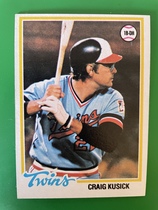 1978 Topps Base Set #137 Craig Kusick