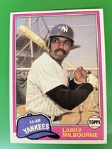 1981 Topps Traded #802 Larry Milbourne