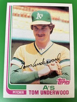 1982 Topps Base Set #757 Tom Underwood