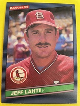 1986 Donruss Base Set #475 Jeff Lahti
