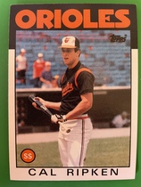 1986 Topps Base Set #340 Cal Ripken Jr.