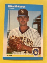 1987 Fleer Update Glossy #5 Mike Birkbeck