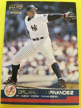 2001 Pacific Base Set #286 Orlando Hernandez