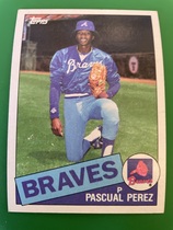 1985 Topps Base Set #106 Pascual Perez