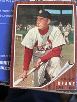 1962 Topps Base Set #198 Johnny Keane