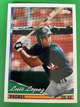1994 Topps Base Set #336 Luis Lopez